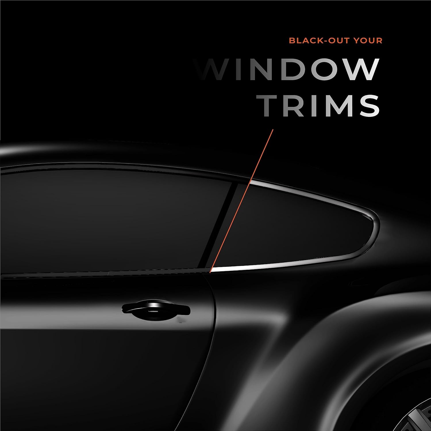 VViViD 3M 1080 Black Matte Vinyl Detailing Wrap Pinstriping Tape 20ft Roll (2 Inch x 20ft roll)