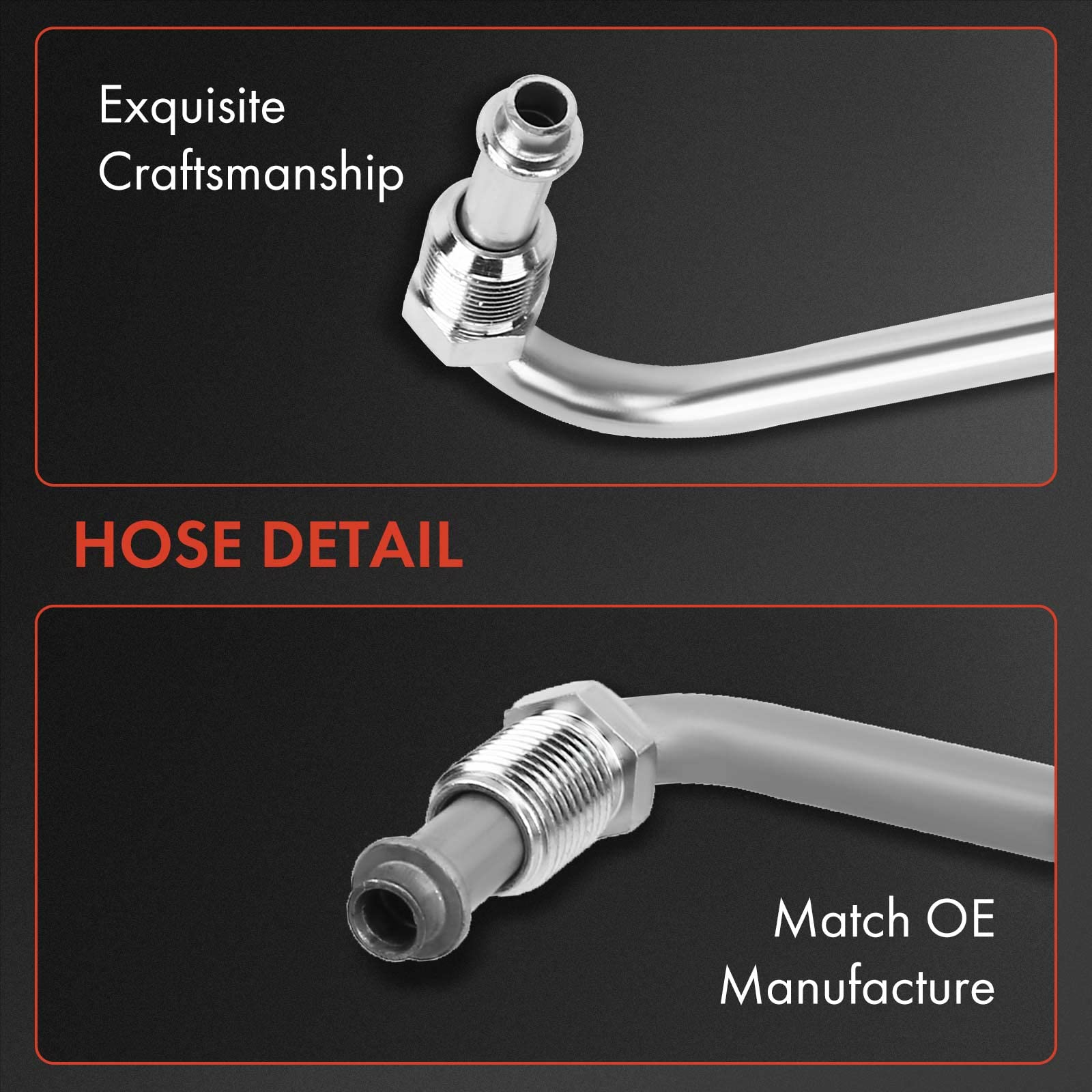 Power Steering Pressure Line Hose For Mercedes W163 ML320 ML55 AMG (1998-2005)