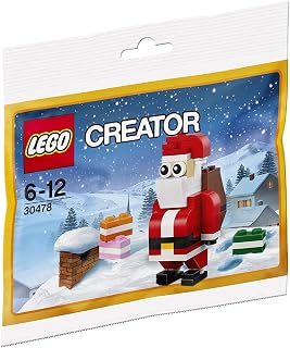 LEGO Creator 30478 Jolly Santa Christmas Polybagged 74 Piece Set