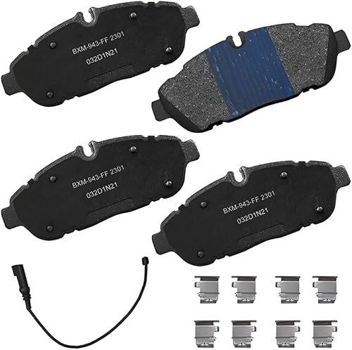 Vista 433 de Bendix Premium SBM8 - Pastillas de freno semimetálicas Premium para modelos seleccionados Buick Special, Camaro, Corvette, Phaeton, Olds F85, Vista