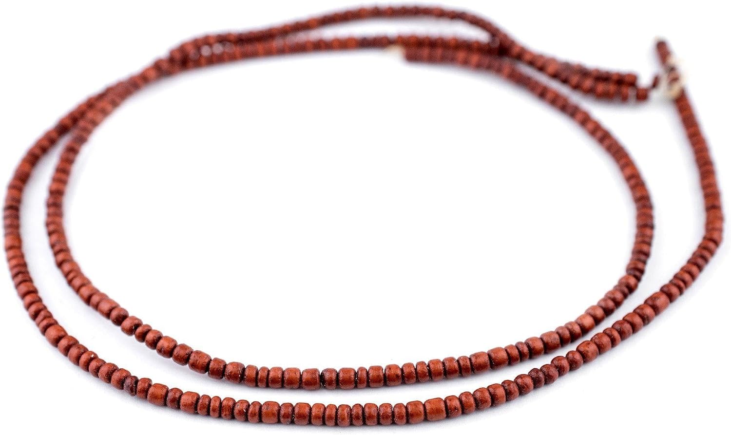 The Bead Chest Brown Natural Coconut Beads 4mm Seed Wood 16 Inch Strand