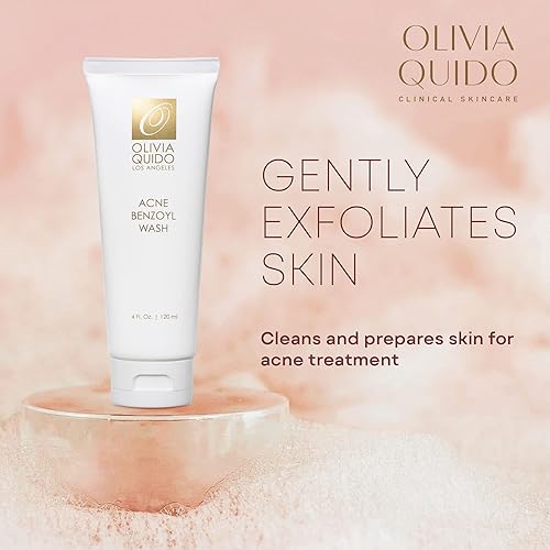 Miniatura 3 de OLIVIA QUIDO Lavado clínico de benzoilo para el cuidado de la piel  Lavado de peróxido de benzoílo  Tratamiento del acné para la cara y el cuello