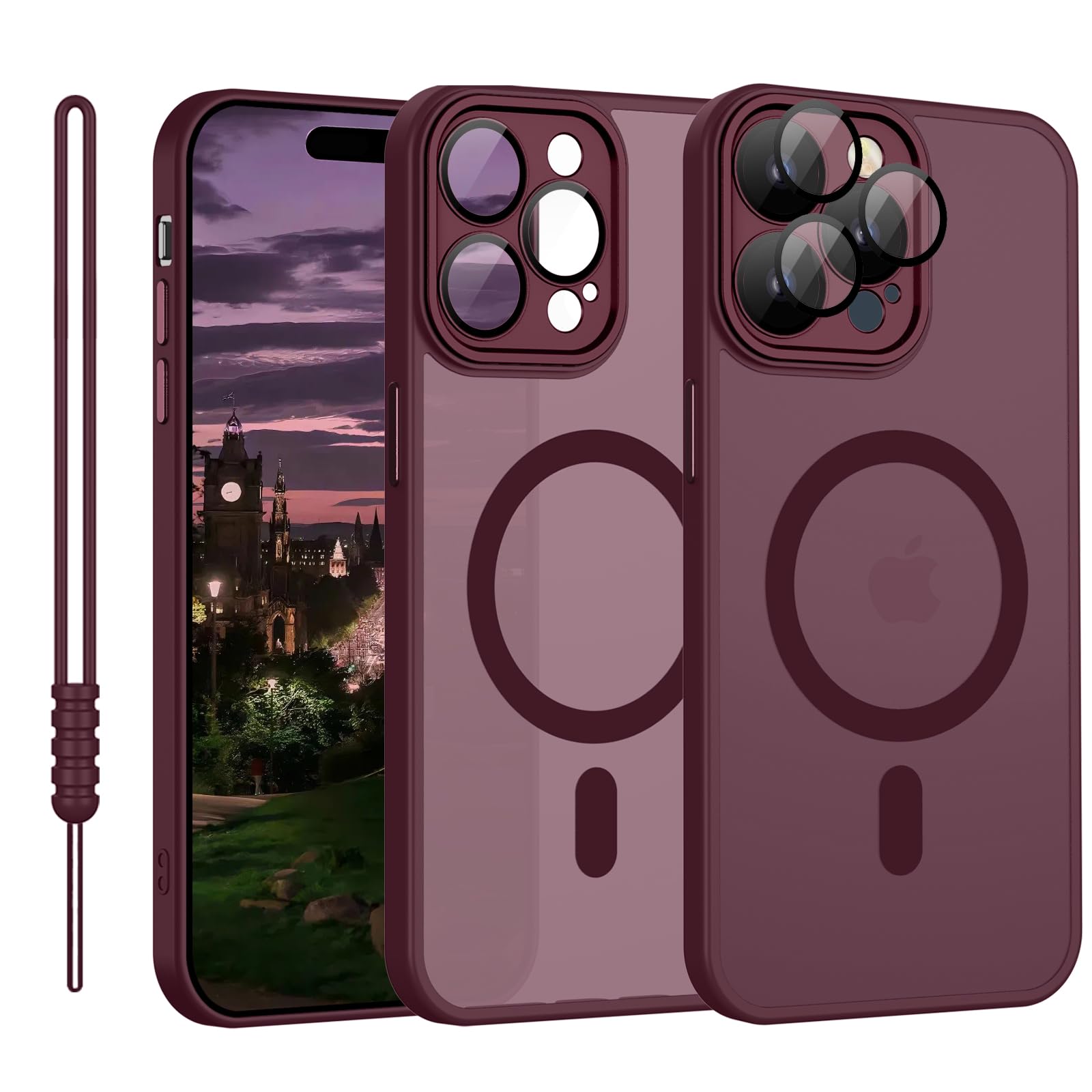 Custodia Ip68 Antiurto Oterkin Custodia IPhone 16 Plus Impermeabile IP68 - Magnetica Con Supporto E Pellicola Integrata Cover Magnetica MagSafe - Foto 7