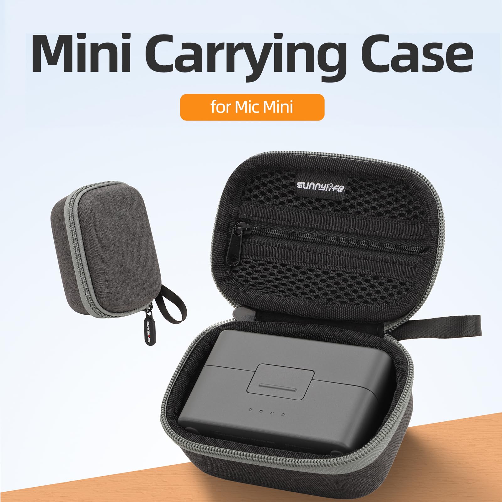 CAPART Portable Carrying Case for DJI Mic Mini, Storage Case Hard Shell Travel Bag for Mic Mini and Accessories