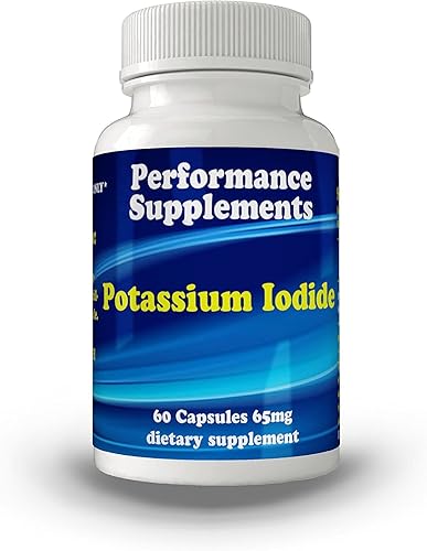 60 tabletas de yoduro de potasio 65 mg. Todos los ingredientes más puros disponibles