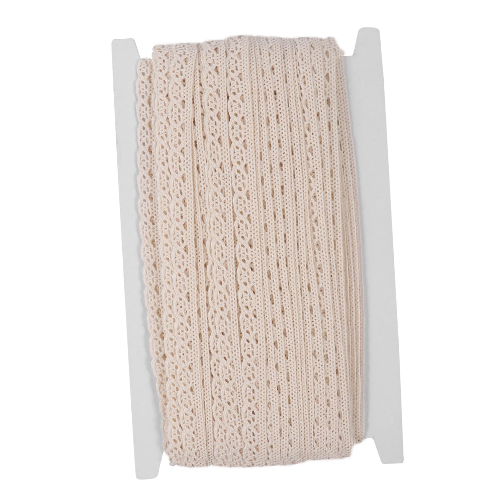 Housoutil 3 Cinta de Encaje de Algodón de Yardas Decorativa para Manualidades y Costura para Cortinas Manteles y Ropa