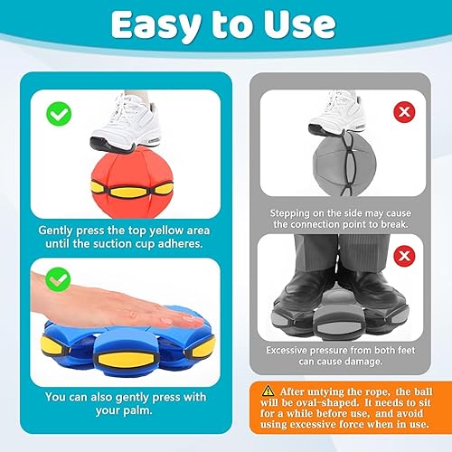 Miniatura 4 de Bola mágica, meta bola mágica, bolas mágicas que rebotan, doble forma libremente intercambiable, bolas mágicas que rebotan con 6 luces, interactiva