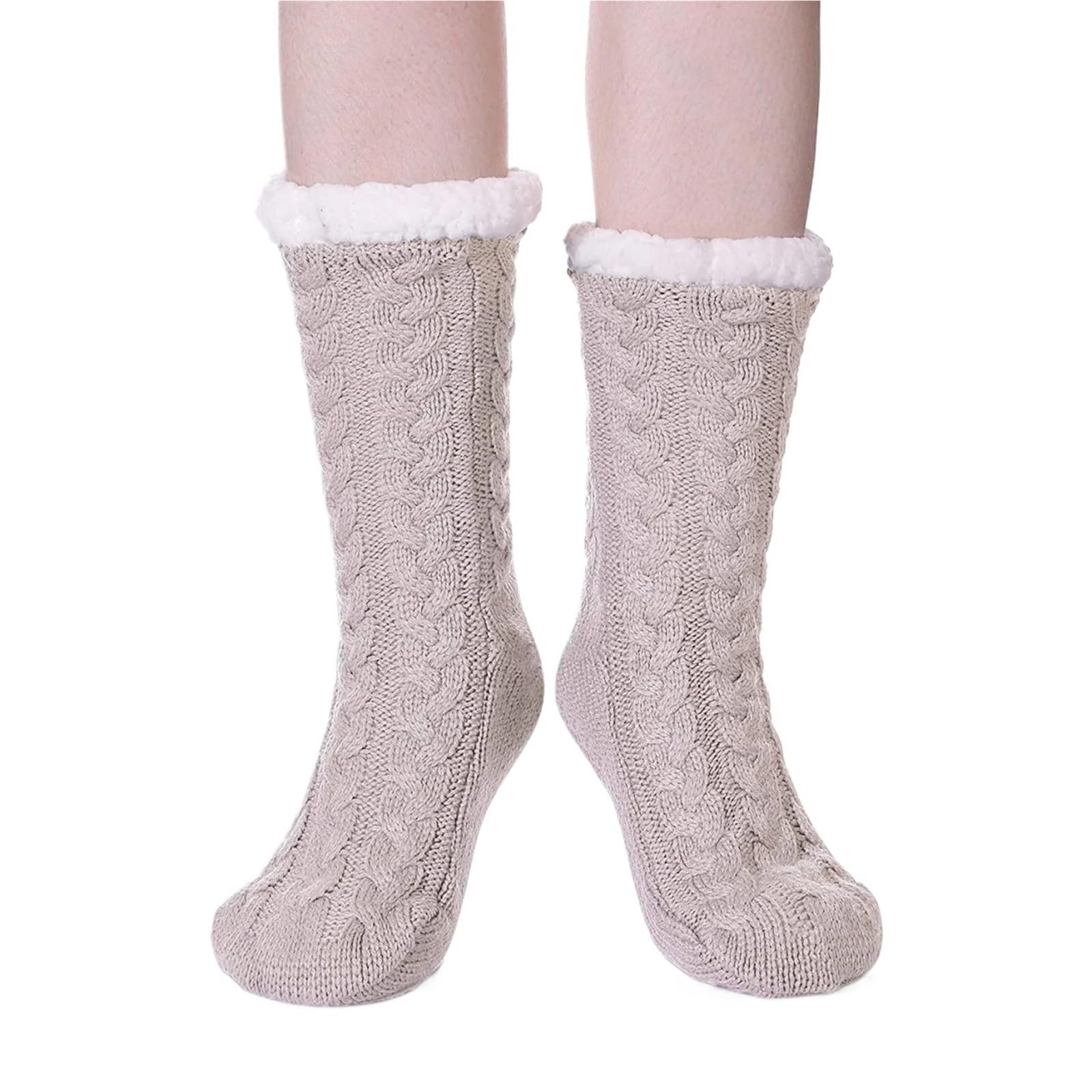 Calcetines casa mujer para dormir invierno con suela de agarre Color2 8