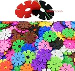 800 Rainbow Building Discs Educational Brain Building Toy Set Interlocking Plastic Construction Connect Set Promotes Fine Motor Skills Development for Boys Girls Kids