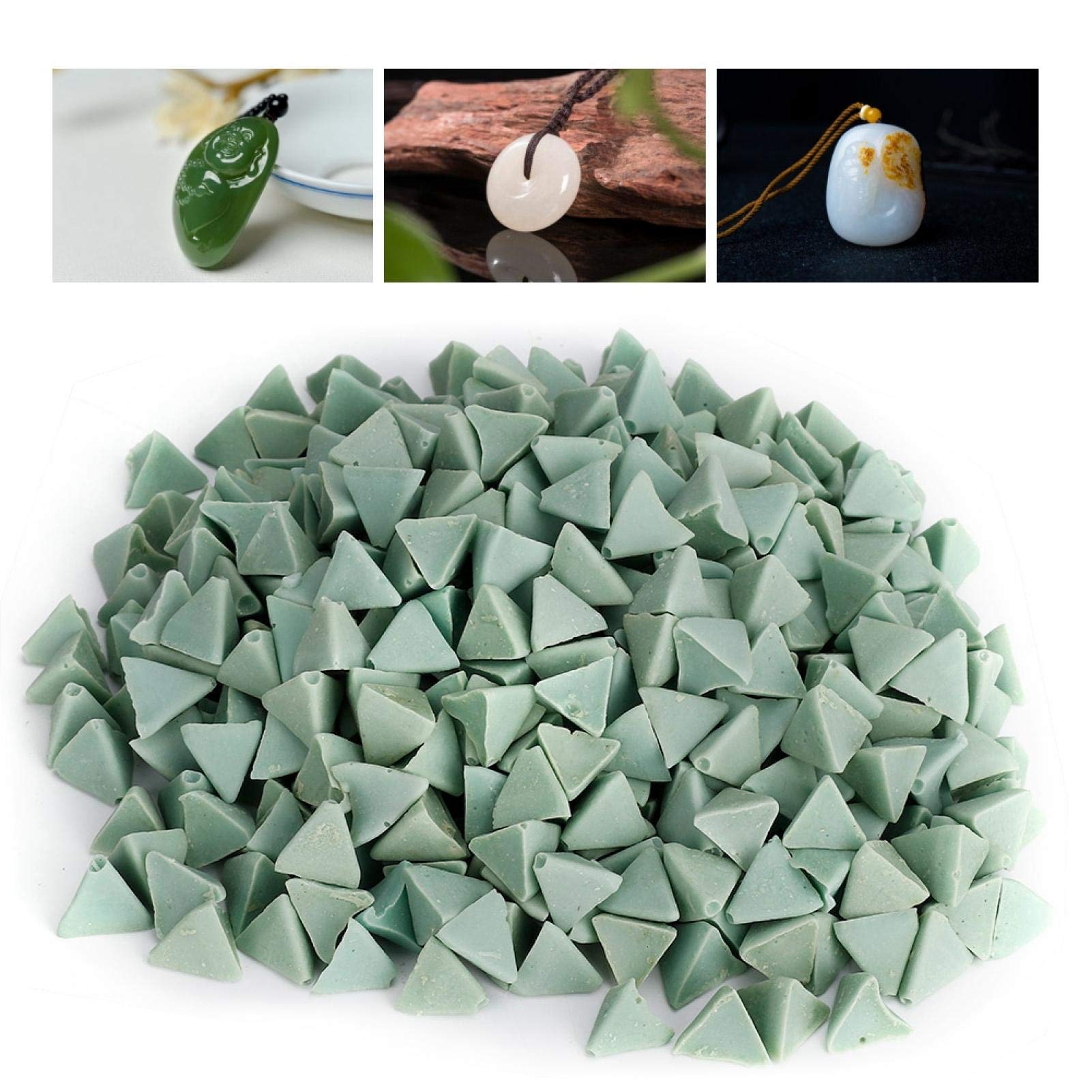 Matériau abrasif de pierre de bijoux, outil abrasif de polissage de Tri-étoiles de coupe d'angle, pour le polissage de Machine de vibration de culbuteur