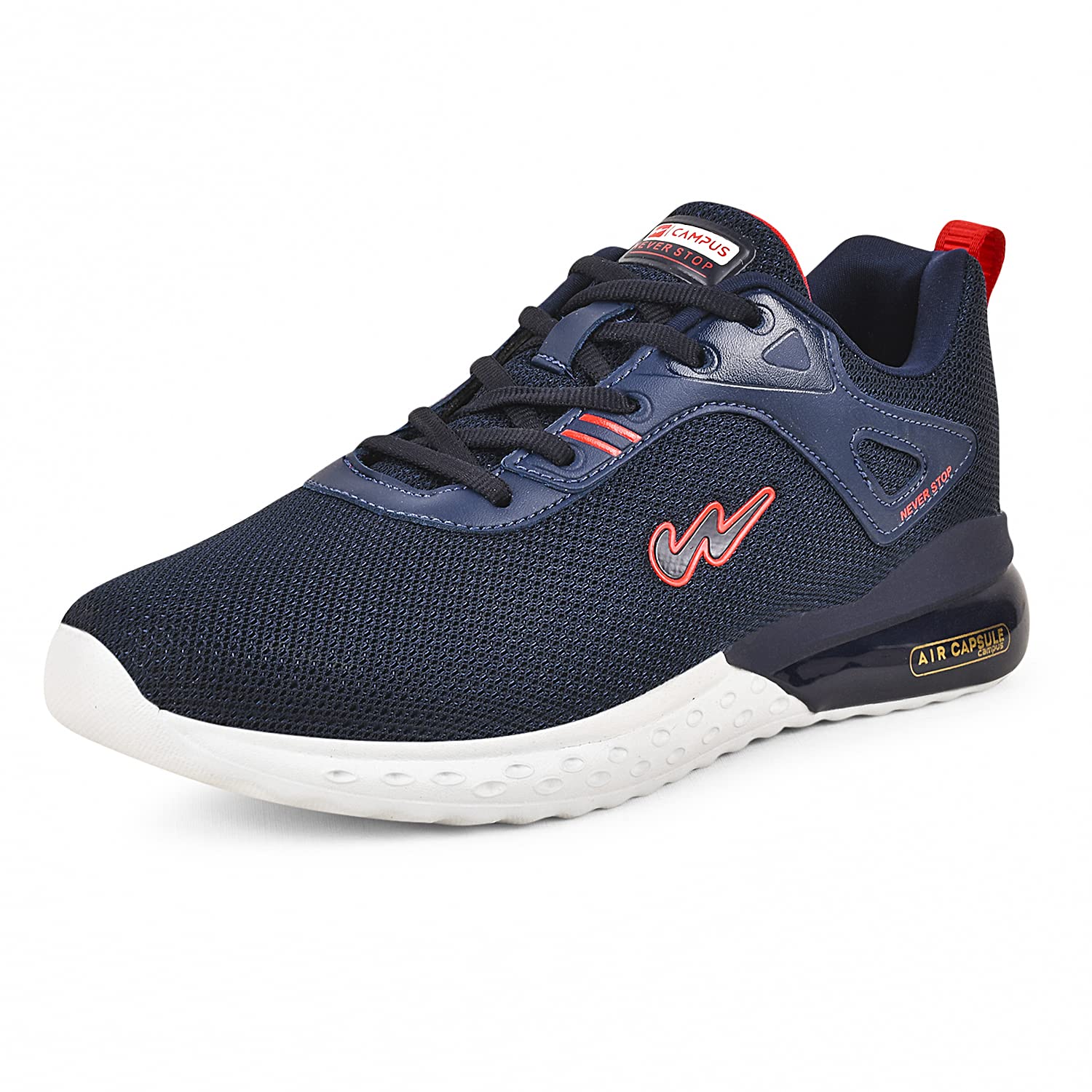 Campus Mens Gamma Navy/RED Running Shoes - 10UK/India 22G-963 (B0BTLRJ276) Amazon Price History, Amazon Price Tracker