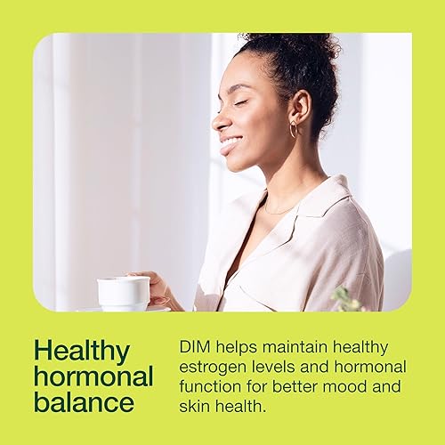 Miniatura 6 de DIM Suplemento 500 mg - Diindolilmetano para el metabolismo de estrógenos, salud hormonal, acné y apoyo antioxidante - vegano, sin OMG, sin gluten,