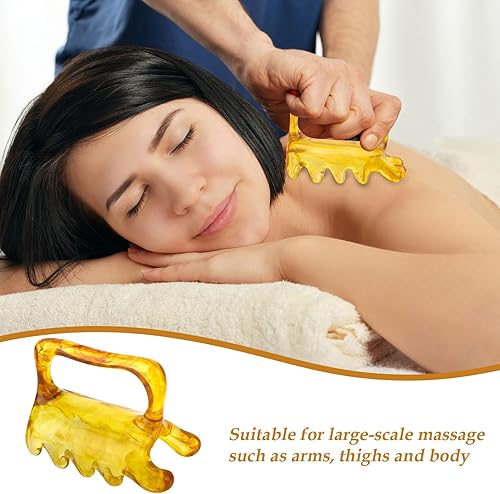 Miniatura 7 de Herramienta de masaje grande para la celulitis, herramienta de masaje de celulitis de resina, masajeador de nudos musculares de mano para relajación