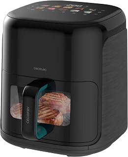 Cecotec Airfryer Cecofry & Grill Smokin'Prime 4000 4L Air Fryer. 1900W, 3in1: friteuse, grill, bord, aparte muur, ingebouwde roker, temperatuur 40-200 ° C uniform en snel koken
