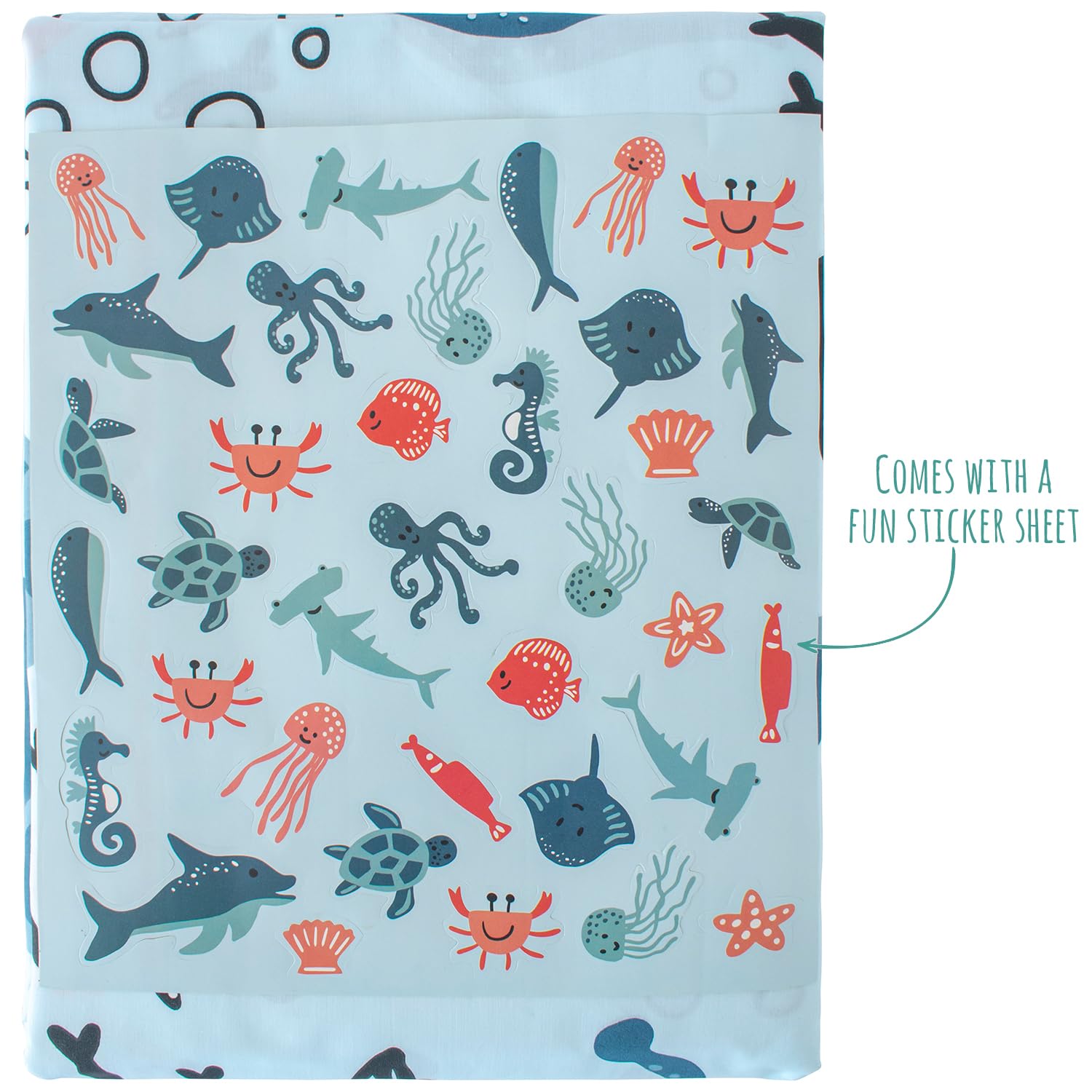 Set Lenzuola Bambini 100% Cotone - Tema Scuola Morbido Certificato Oekotex