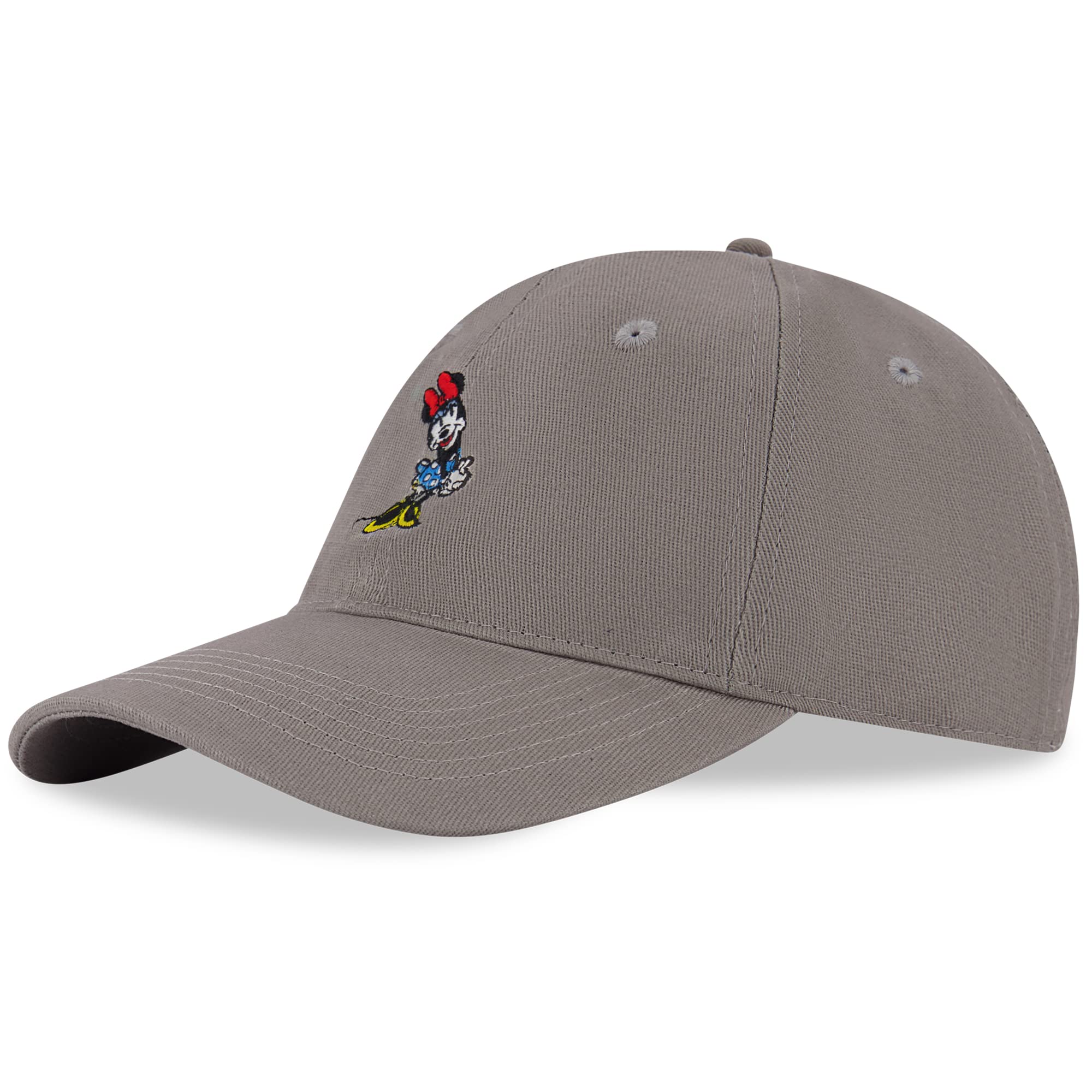 Disney Women's Warm Grey Baseball Cap, Minnie Mouse Adjustable Hat For Adult, L/Xl