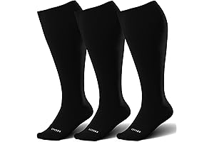 LEVSOX XXL Compression Socks for Women Plus Size with 15-20mmHg Support