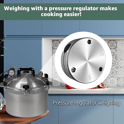 Miniatura 5 de Regulador de presión de reemplazo de peso para olla a presión de 1930-10.5 qt, 15.5 qt, 21.5qt, 25 qt, 30qt, 41.5qt - Se adapta a todas nuestras