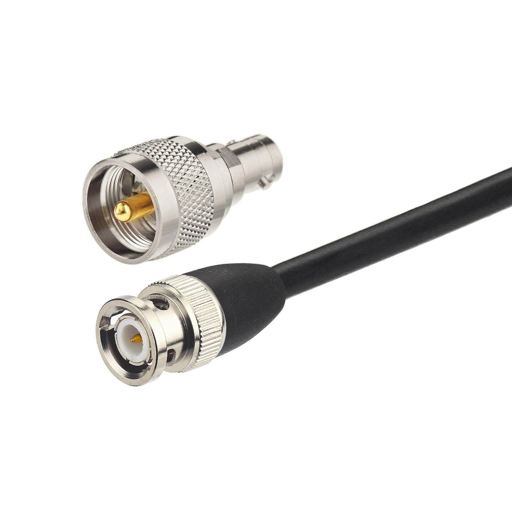 Bingfu Antenna CB Veicolare 27 MHz Frusta Morbida Base Magnetica Connettore BNC e PL259 Compatibile con Cobra Midland Uniden Maxon President Camion Camper Auto Radio Scanner Radio Mobile