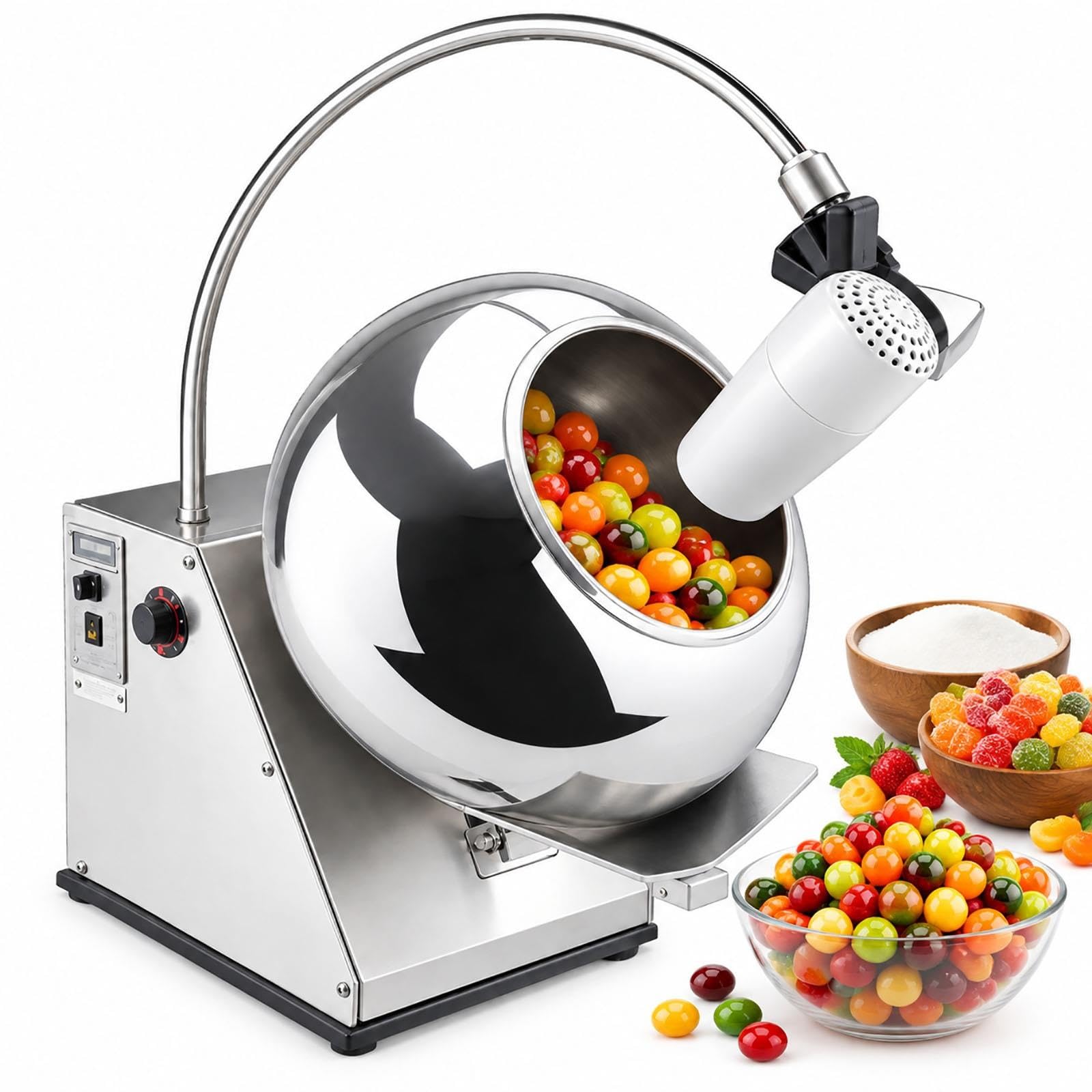 Machine automatique de revêtement de bonbons 2 en 1