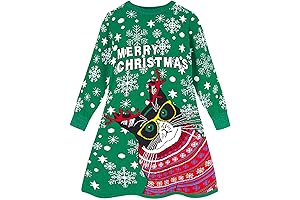 Girls' Christmas Sweater Dress: A Festive Choice for the Holiday Season