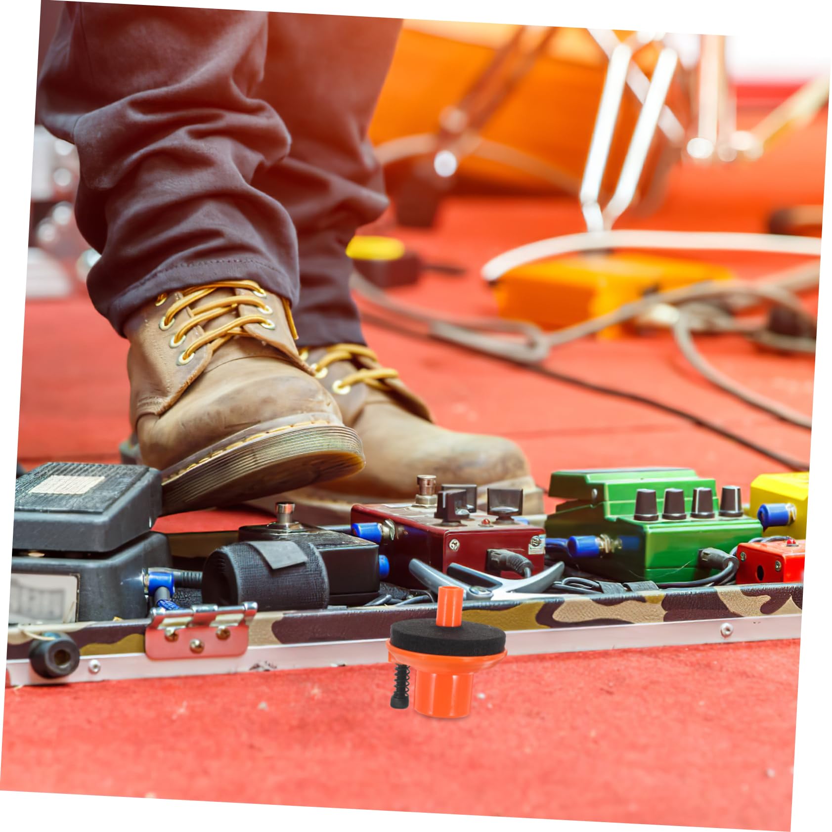 Levemolo Percussion Drum Clutch Pad Hi Hat Clutch Pad Drum Accessory Cymbal Stand