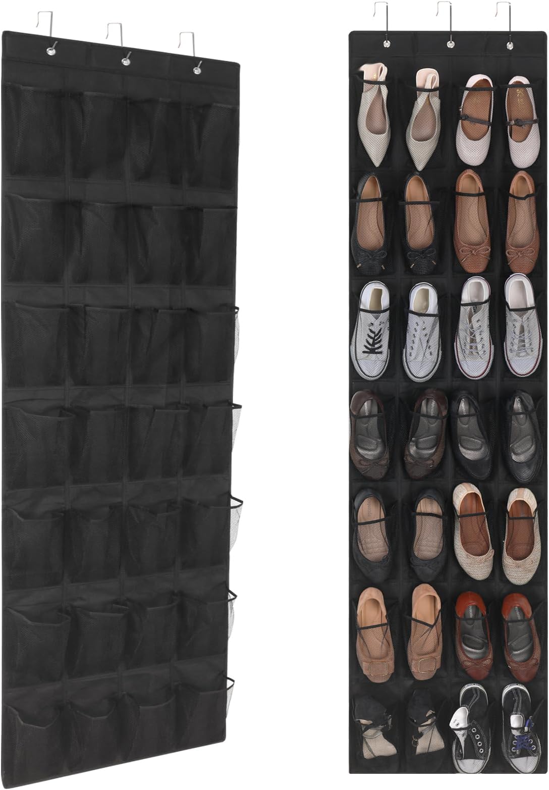Over Door Shoe Storage Hanging Organiser Over the Door Hanging Storage