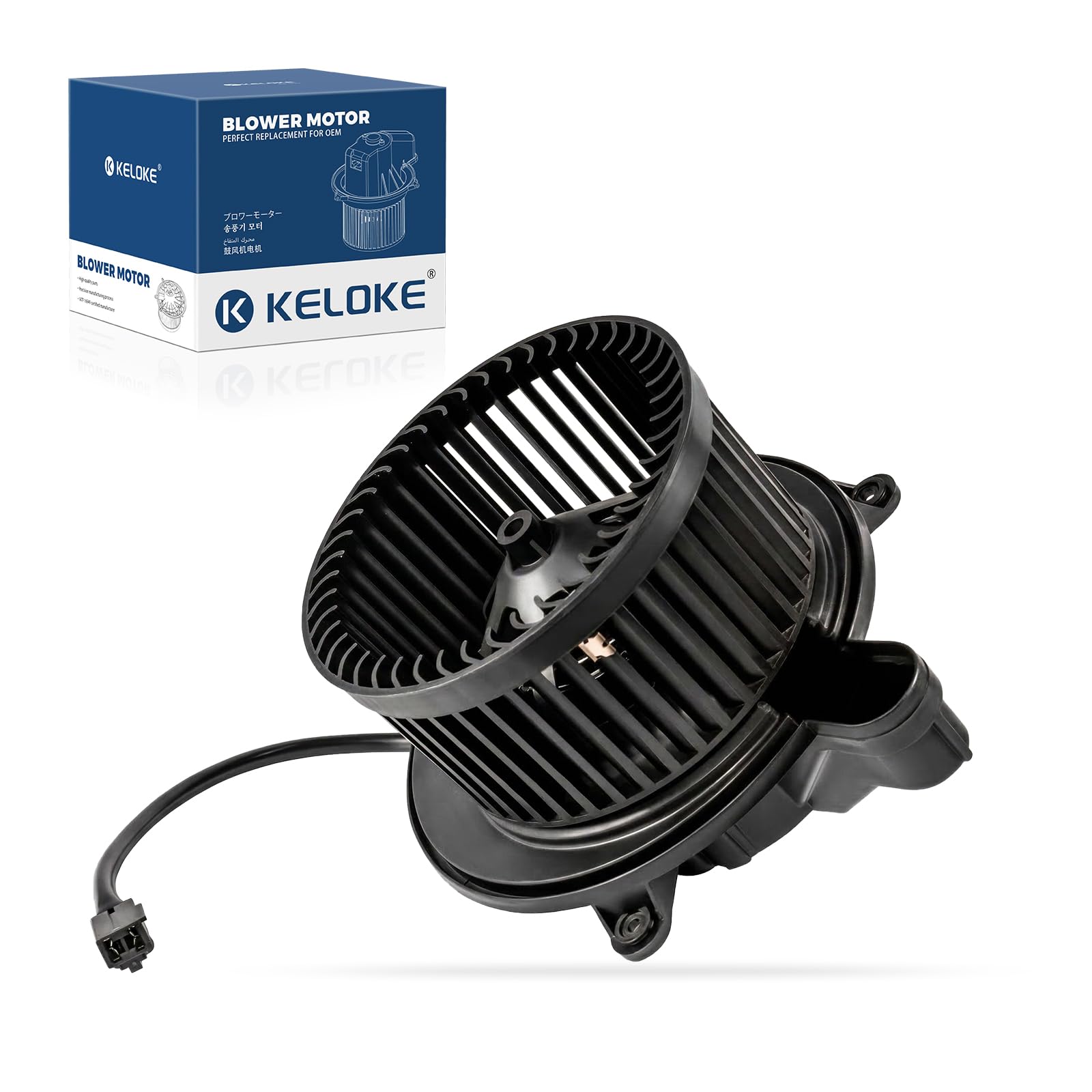 KELOKE Front HVAC Heater Blower Motor Fan Compatible with Jeep