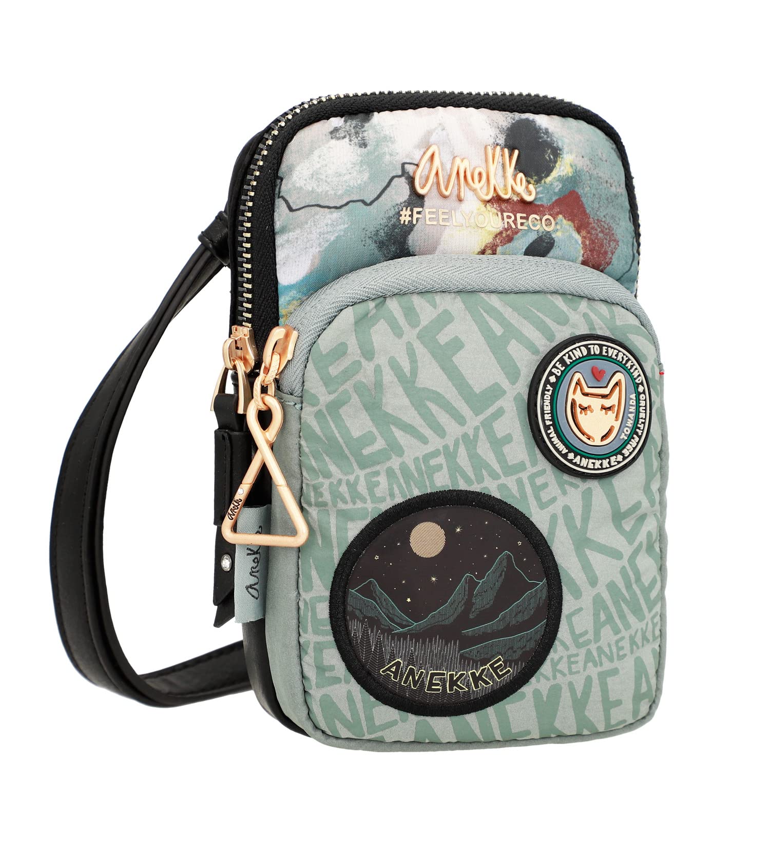 AnekkeNature Woods 35873-907 Mini Shoulder Bag with Pocket - 40% PU / 60% Polyester