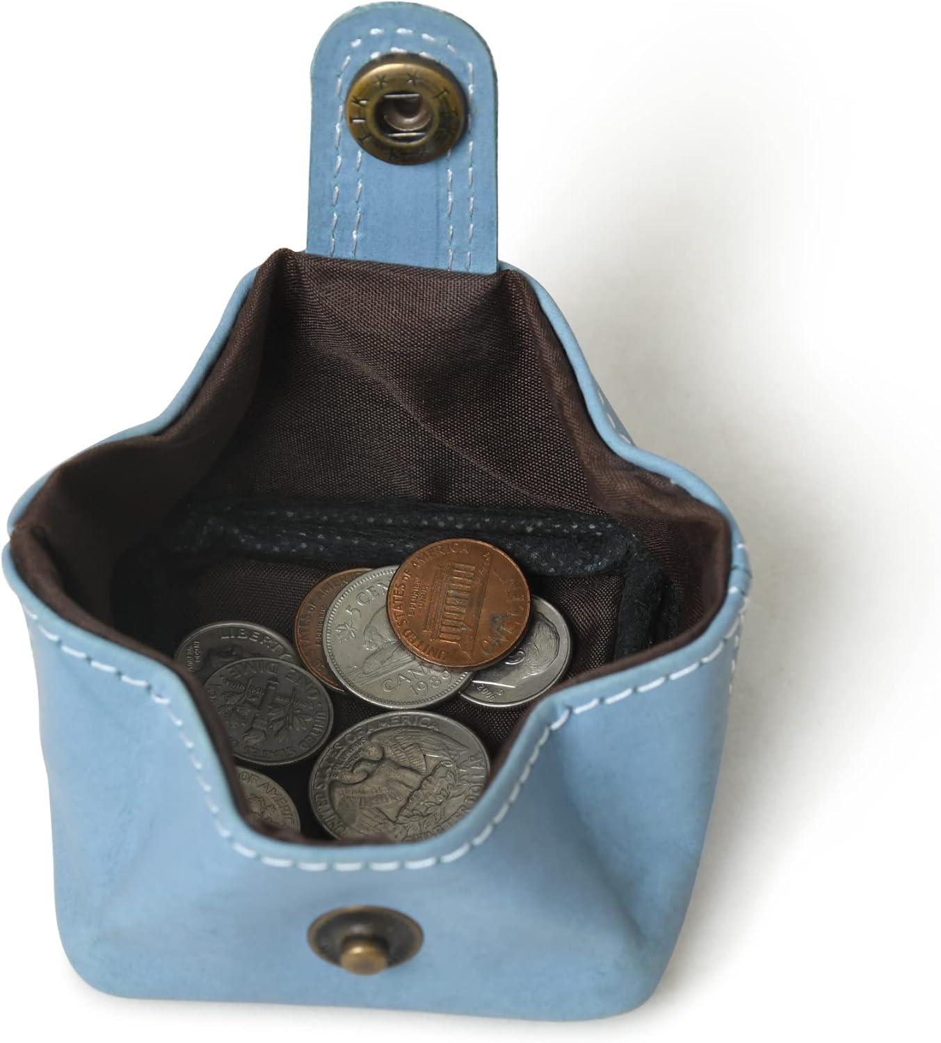 Leather Coin Pouch Change Holder Mini Pocket Wallet Togo Ubuy