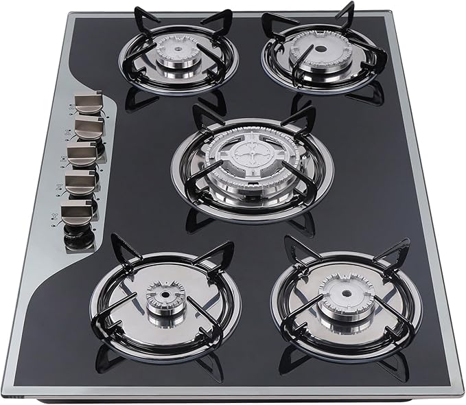 Estufa de Gas 5 Puestos 77.5 cm Empotrable miniatura 9