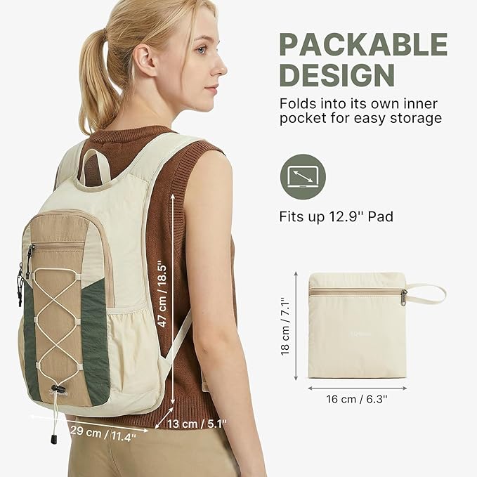 Mochila de Senderismo G4Free 20L Plegable Ligera con Bolsillo para Celular miniatura 6