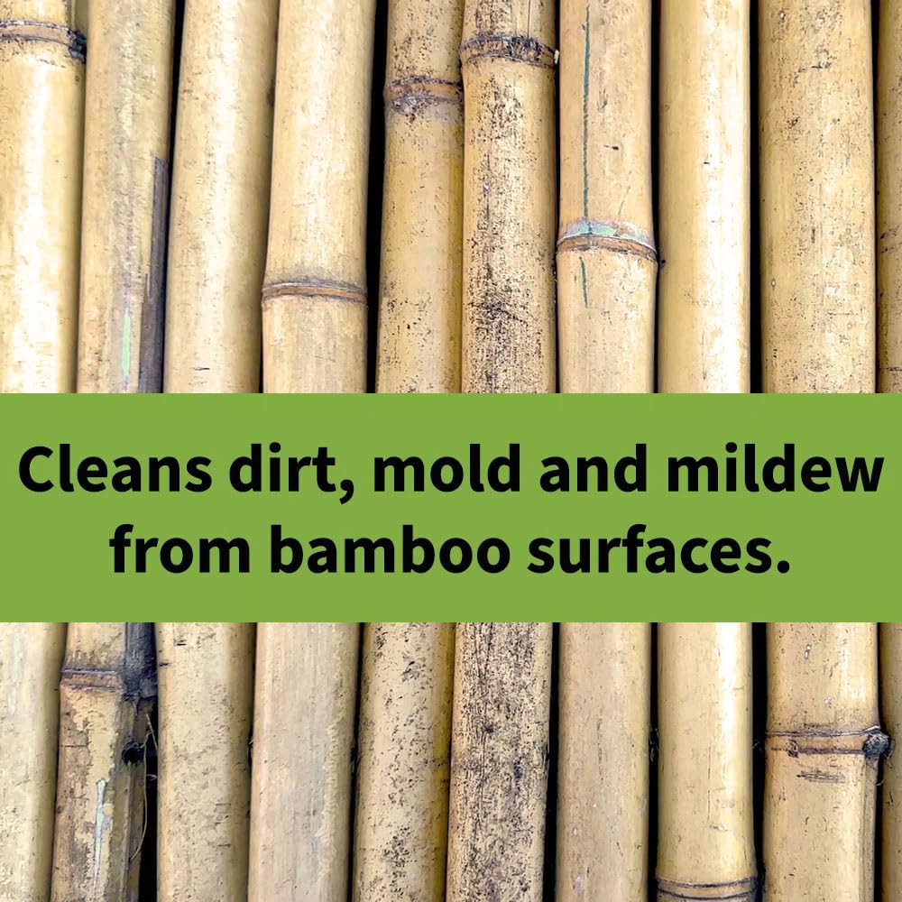 Forever Bamboo Maintenance Sealant Deep Protection for Bamboo Fencing, Waterproof Exterior Treatment Bamboo Wood Finish Restorer Finishing Oil Fence Sealer and Stain Cleaning Spray Clear 32 Oz.