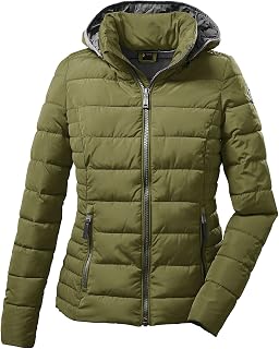 Chaqueta Acolchada Informal con Capucha Desmontable para Mujer
