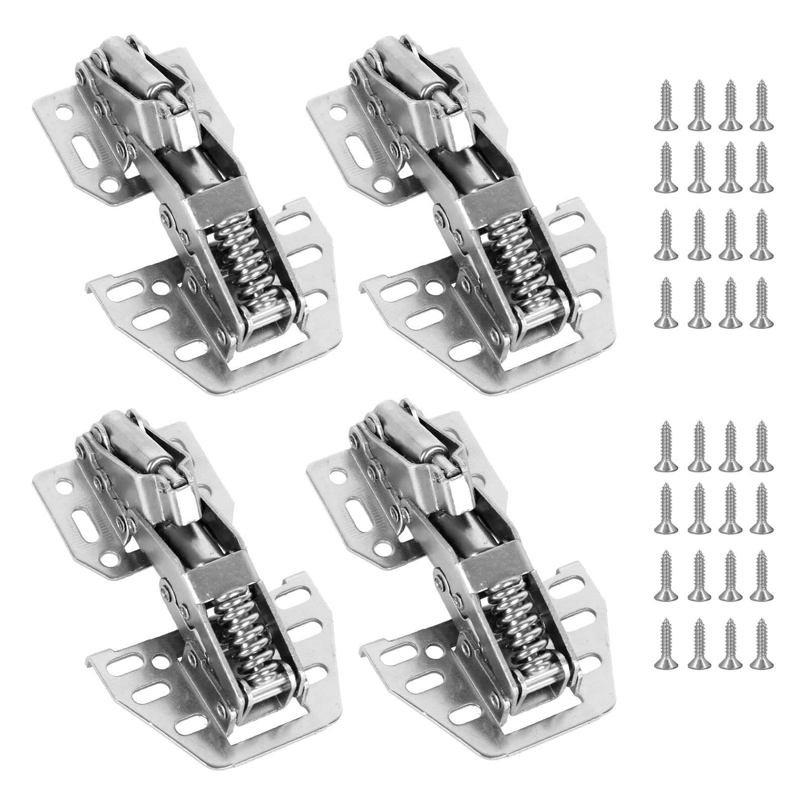 90 Degree Cabinet Hinges, 4 Pack Soft Close RV Cupboard Hinges
