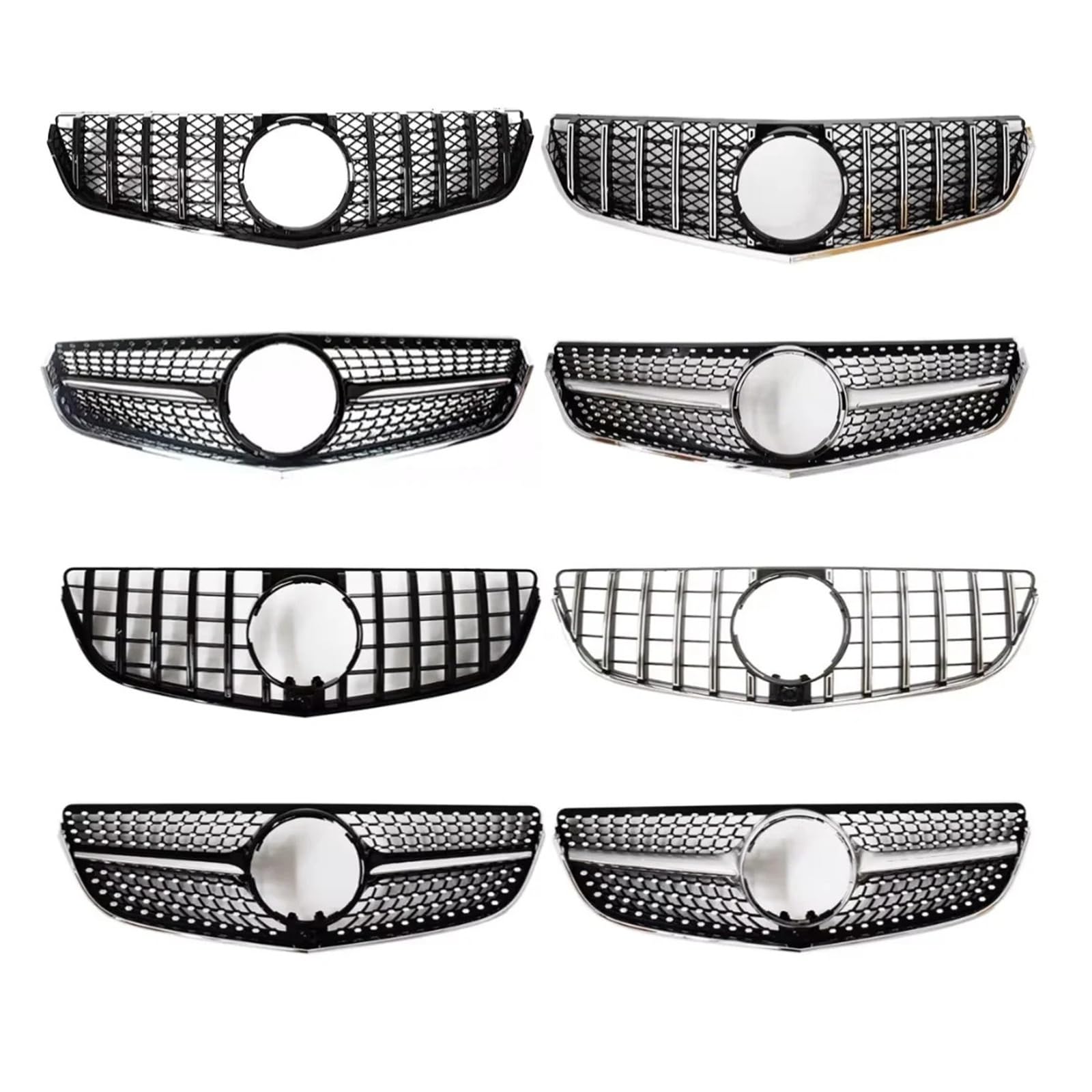 Grille pare-chocs E Coupe W207 calandre de remplacement GT Black
