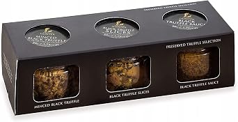 TruffleHunter, Preserved Black Truffle Selection Gift Set - 3 x 50g