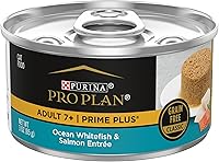 Vista 1 de Purina Pro Plan Senior Cat Food Wet Pate, Ocean Whitefish and Salmon Entree – (Paquete de 24) latas de 3 onzas