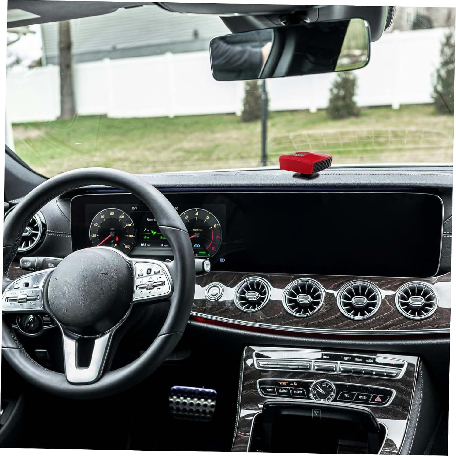 W 12v Abs Car Winter Heater Defroster for Windshield