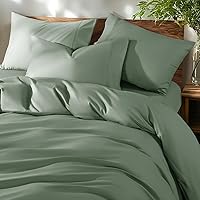 Vista 16 de Shilucheng - Funda de edredón de tamaño completo 100% algodón, 600 hilos, tejido de satén de lujo de algodón egipcio, con cierre de cremallera