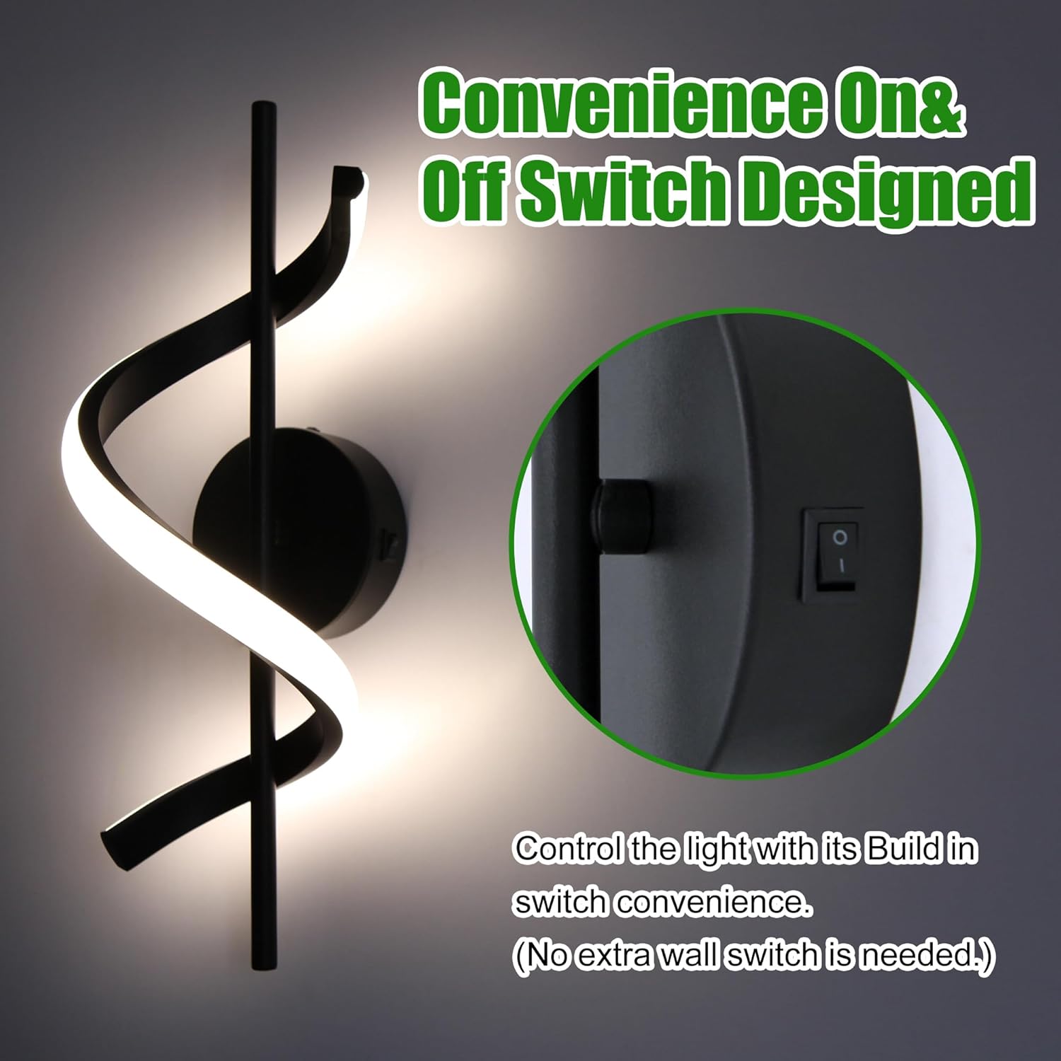 12V LED RV Vanity Wall Sconce with Switch, 7W 4000K Cool White RV Bedside Lamp with Silicone Lens, 12 Volt Interior Light Fixture for RV, Trailer, Camper, Motorhome, Boat