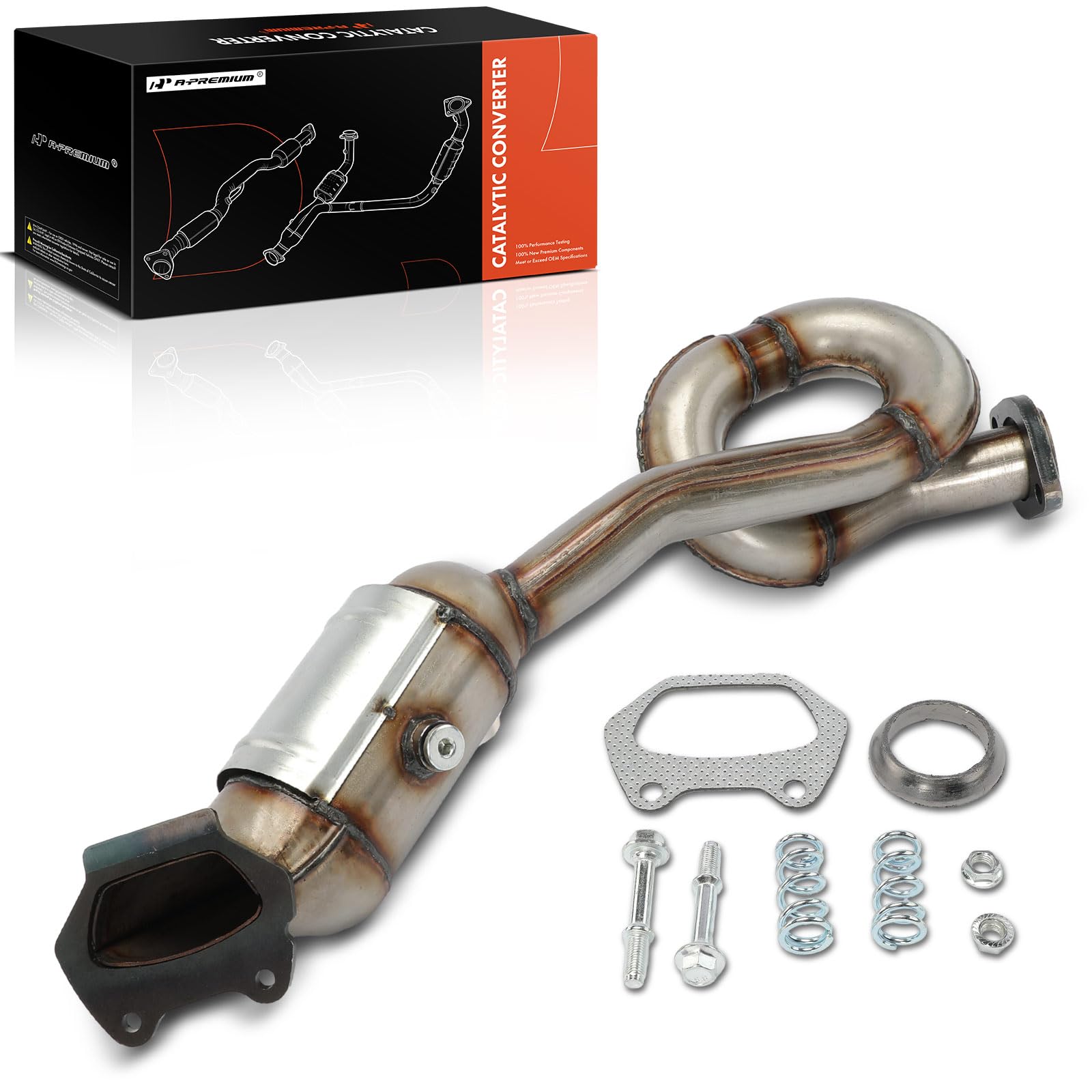 Amazon.com: A-Premium Left Catalytic Converter Kit Direct-Fit  