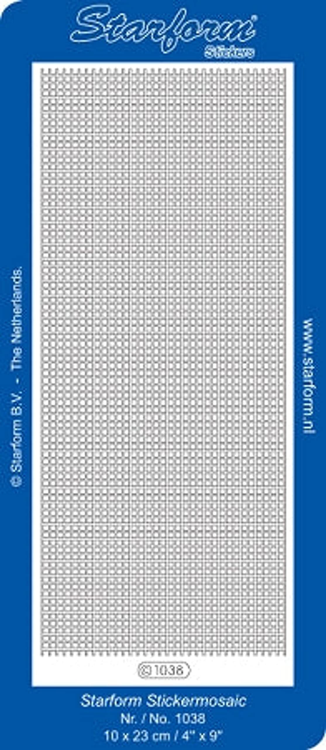 Starform Peel Off Sticker 1038 - Lines/Borders in Silver