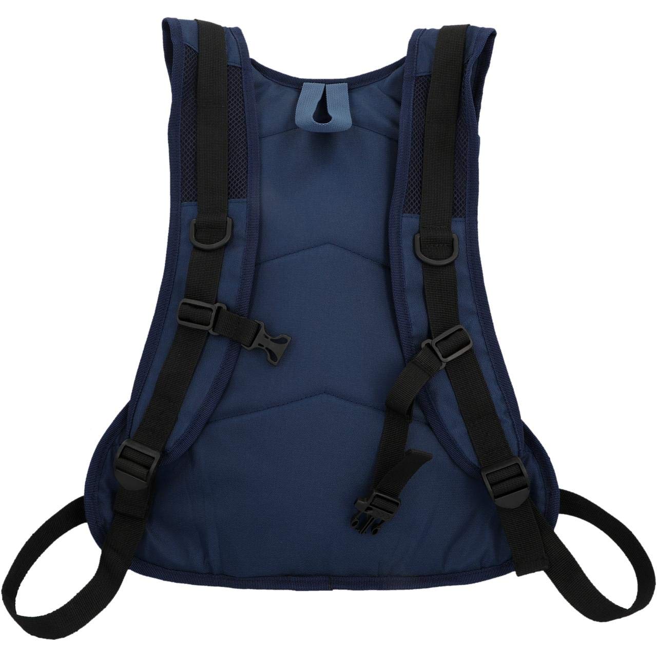 Fischer Sac à Dos avec Fonction Clignotante pour vélo, Scooter électrique, Scooter et Loisirs, Clignotants LED pour Plus de sécurité, visibilité jusqu'à 15 Heures, 16 litres
