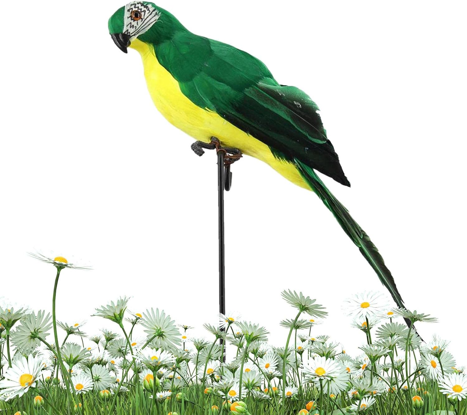 ZCSXK Realistische Papegaai – Tuin Decoratieve Vogels – Nep Papegaaien Decoraties Moderne Jungle Tuin Huis, 24 cm
