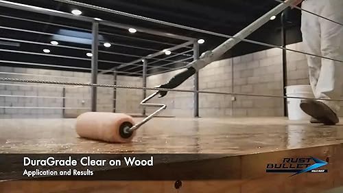 Miniatura 3 de Rust Bullet DuraGrade Clear - Brillo transparente - 5 galones - Ultra bajo COV, resistente a astillas, productos químicos y rayos UV - Aplicar a