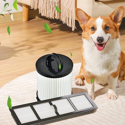 Miniatura 7 de SaferCCTV Filtro de escape EF6 HEPA de repuesto y filtro de taza de polvo al vacío DCF-21 reemplaza la pieza # 67821, 68931, 68931A, EF91 compatible