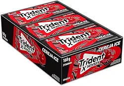 Trident Chiclete Fresh Cereja Ice Com 21 Unidades