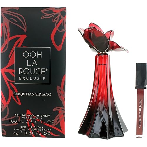 Christian Siriano Ooh La Rouge Exclusif for Women - 2 Pc Gift Set 3.4 oz EDP Spray, 0.21oz Red Lip Gloss