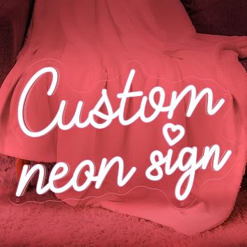 Custom Neon Sign LED Neon Name Sign Customizable for Wall Decor(10-48in)